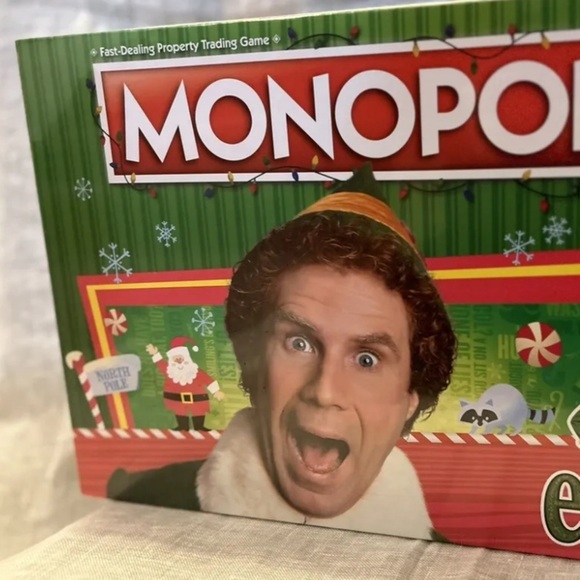Monopoly Buddy The Elf Christmas Movie Board Game - NEW SEALED - Picture 2 of 8